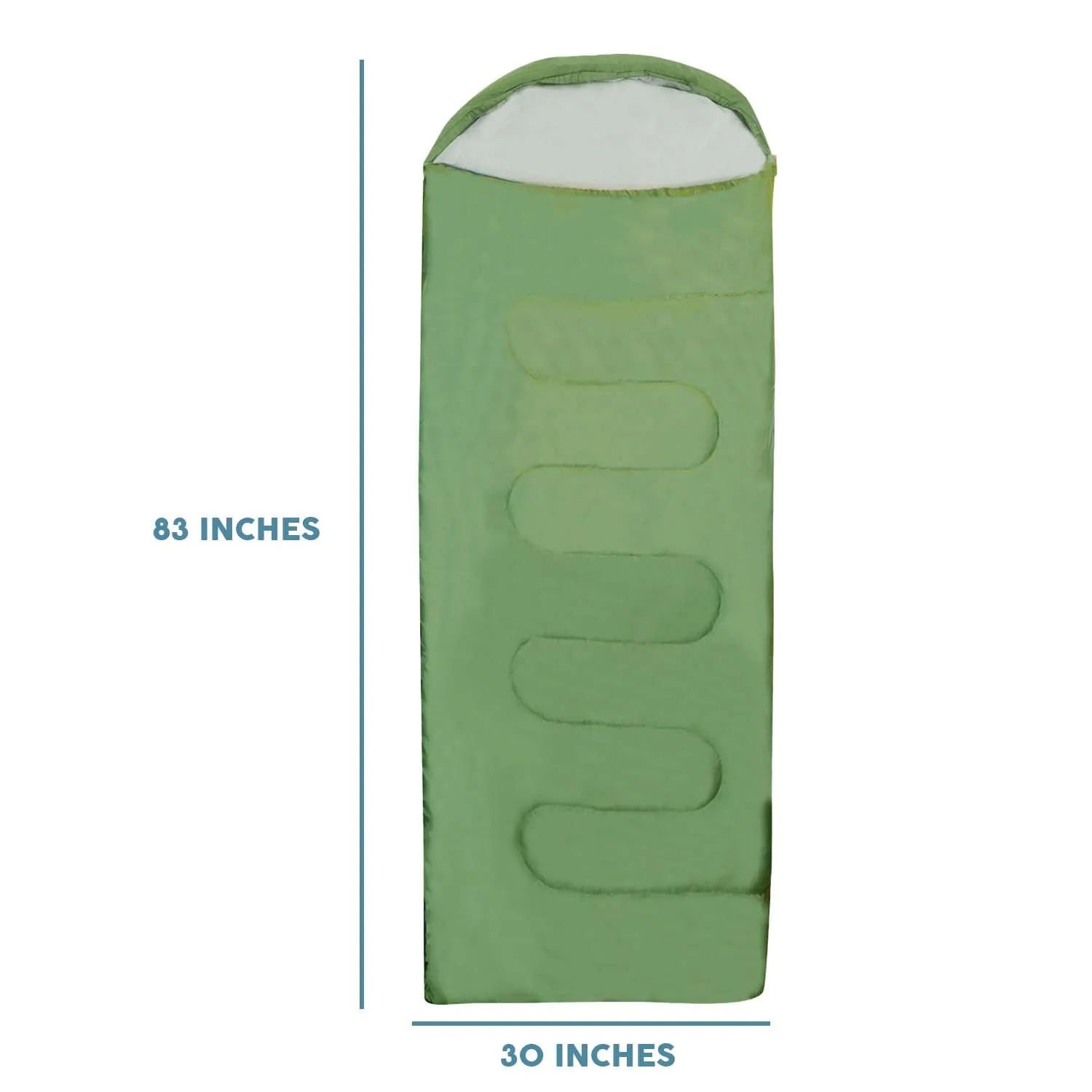 2.0 LBS Lightweight Sleeping Bag - Bulk Winter Accessories Wholesale Case of 10 Sleeping Bags