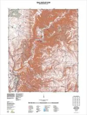 2030-II-SW Balingup Topographic Map by Landgate (2011)