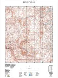 2135-II-NW Dewars Pool Topographic Map by Landgate (2011)