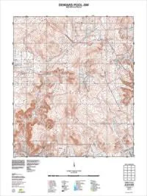 2135-II-SW Dewars Pool Topographic Map by Landgate (2011)