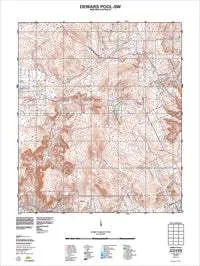 2135-II-SW Dewars Pool Topographic Map by Landgate (2011)