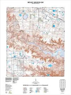 2629-II-SW Mount Groper Topographic Map by Landgate (2011)