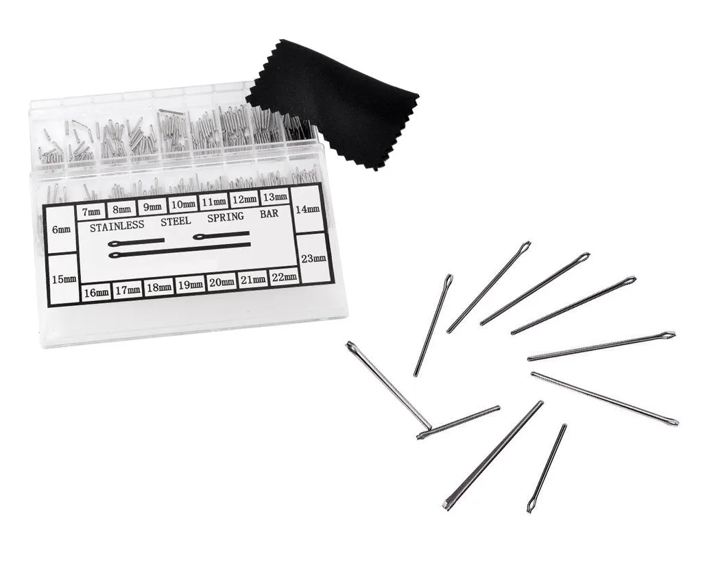 360 Pieces 6-23mm Watch Band Link Cotter Pin Assortment