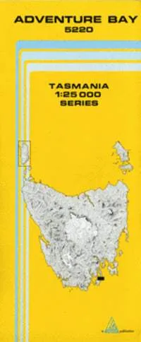 5220 Adventure Bay Topographic Map (1st Edition) by TasMap (1983)