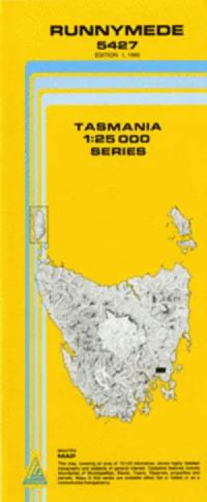 5427 Runnymede Topographic Map (1st Edition) by TasMap (1985)