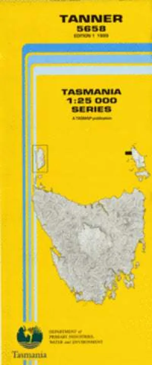 5658 Tanner Topographic Map (1st Edition) by TasMap (1999)