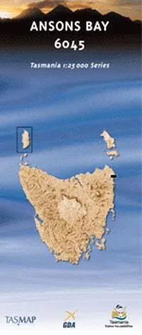 6045 Ansons Bay Topographic Map (2nd Edition) by TasMap (2011)