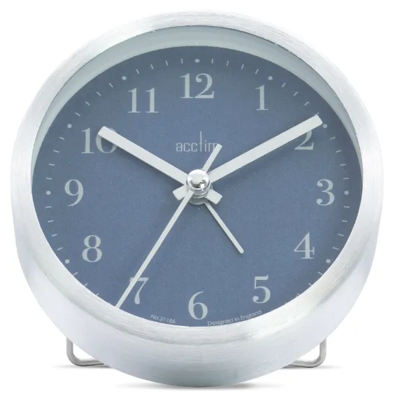 Acctim Tegan Alarm Clock 9cm - 2 Colours Available