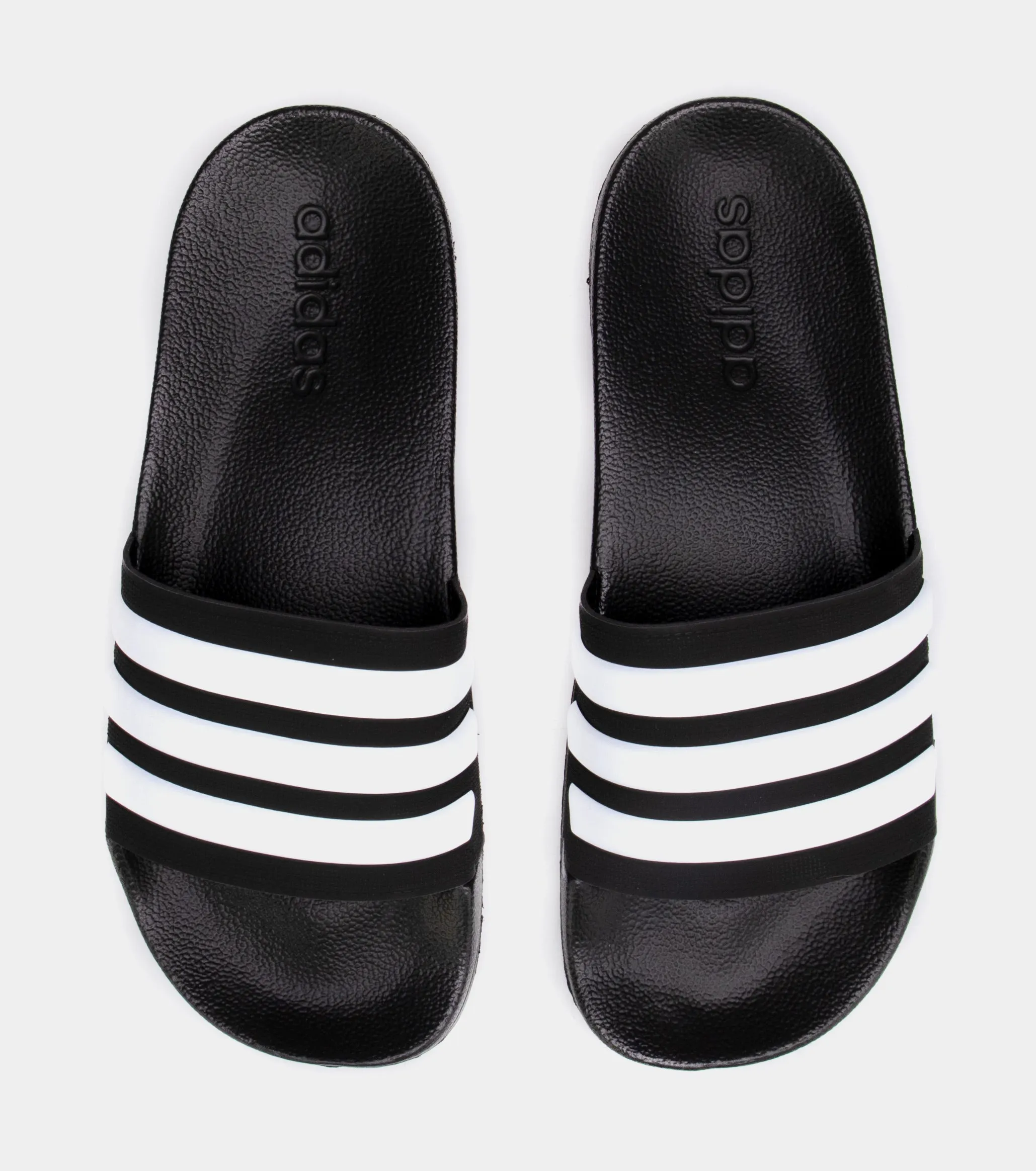 Adilette Cloudfoam Mens Slide Sandal (Black)