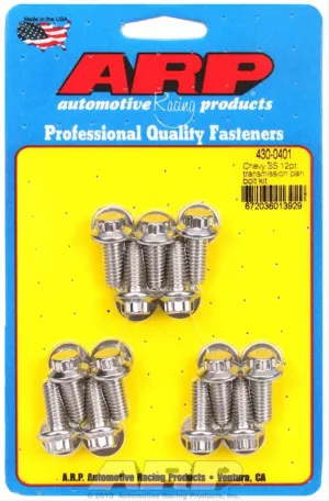 ARP Automatic Transmission Pan Bolt Kits 430-0401