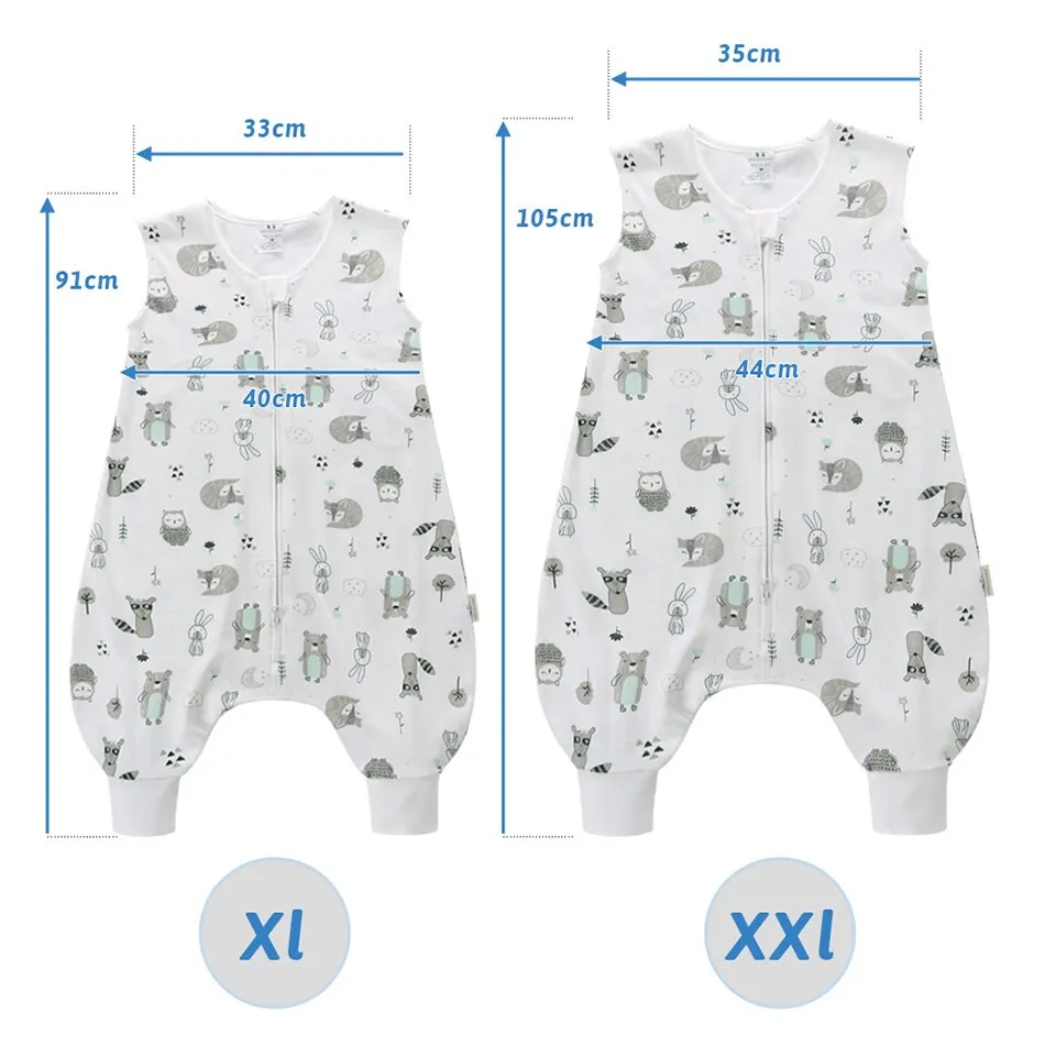 Baby Sleeping Suits / Sleeveless for 4-6 Year