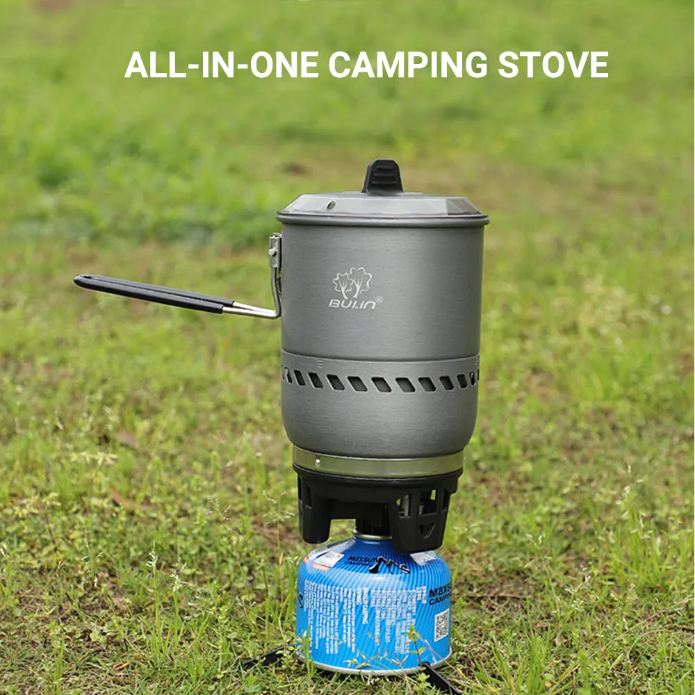 Backpack Camping Stove System, All in One Gas Outdoor Camping Stove（Gas Tank Not Included）