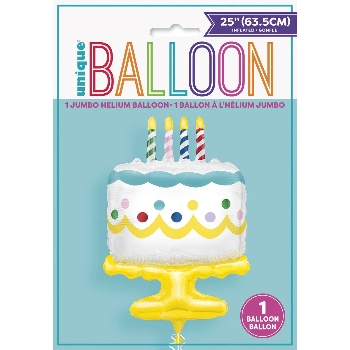 Birthday Cake 25" Mylar Balloon