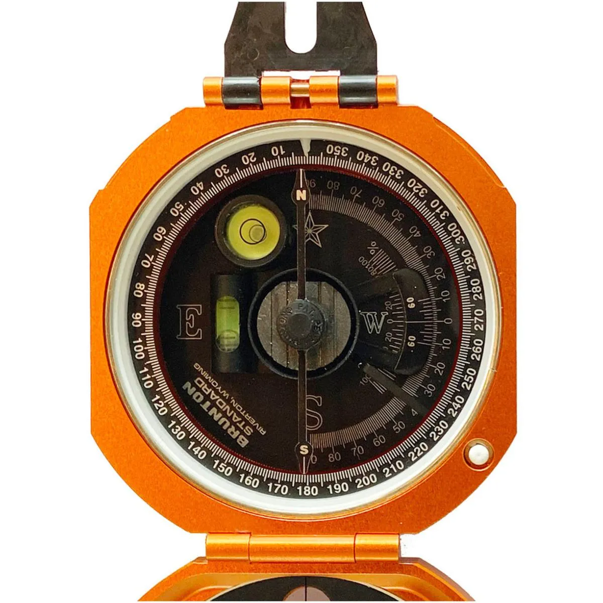 Brunton Standard Pocket Transit, Quadrant (0-90) - Orange