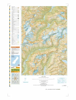 CA10 - Lake Williamson Topo50 map