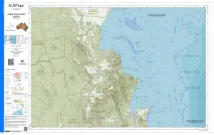 Cape Weymouth D5404 AUSTopo 1:250,000 Map