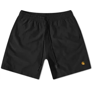 Carhartt WIP Chase Swim Shorts, Black