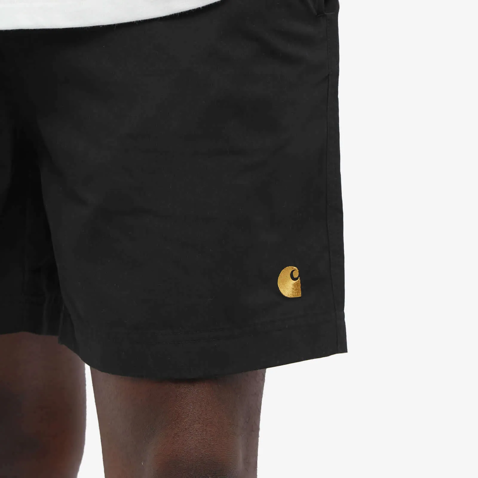 Carhartt WIP Chase Swim Shorts, Black