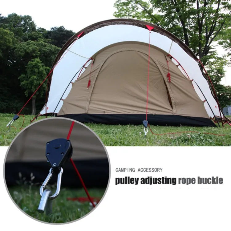 CF-150 Outdoor Camping Pulley Adjustment Rope Buckle for Tent Canopy Windproof Rope Stop Buckle