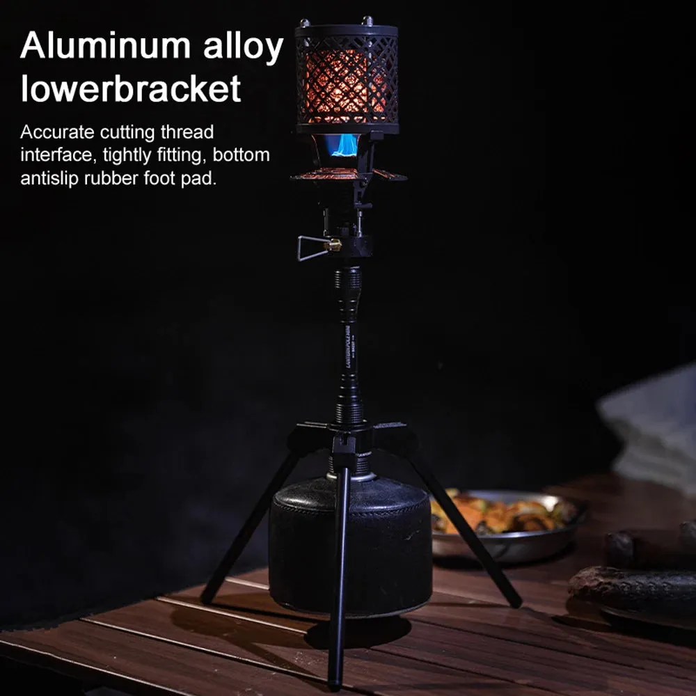 Detachable Aluminum Alloy GasStove Tripod Portable GasLamp Stoves Bracket Outdoor Furnace Rack Hiking Picnic Stoves Accessory