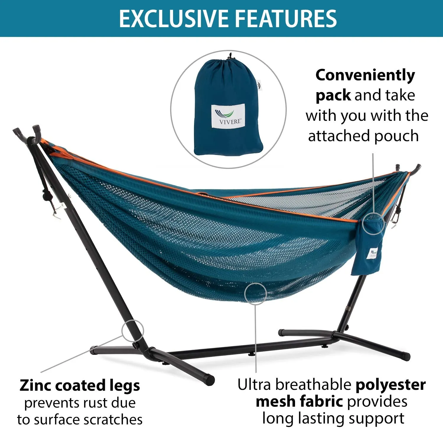 Double Mesh Hammock - Vivere