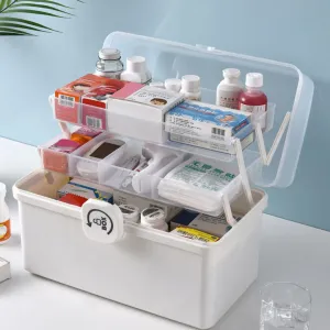 First Aid Medicine Box Multipurpose 3 Tier