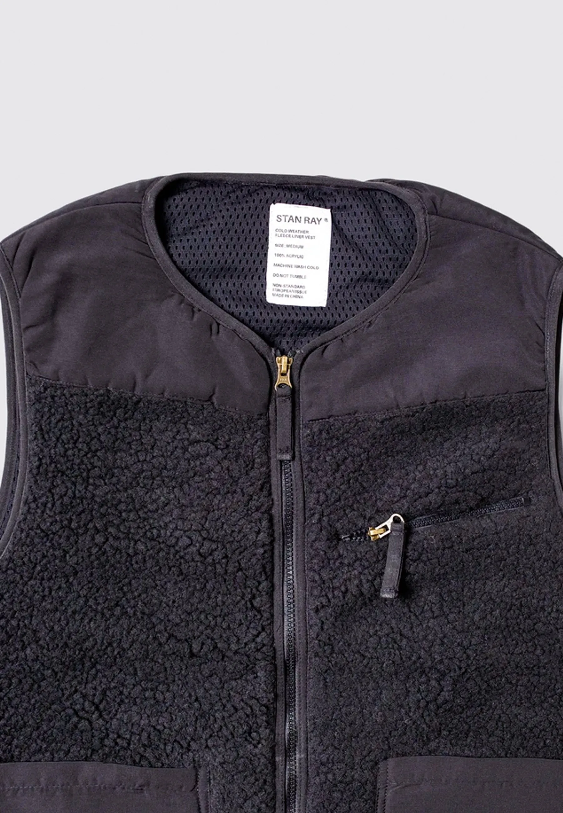 Fleece Layer Vest - black