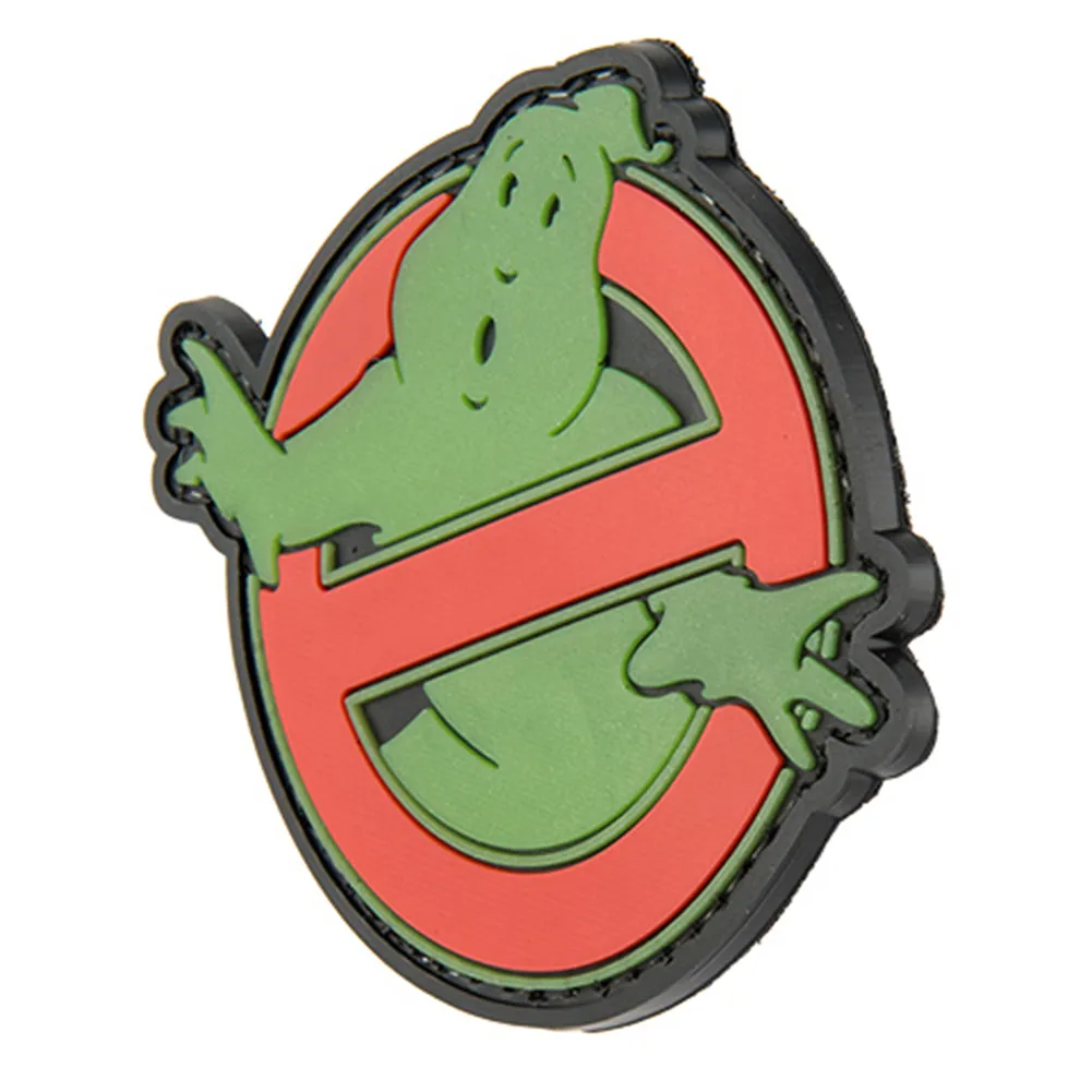 G-FORCE Ghostbuster "No Ghost" Hook & Loop Airsoft PVC Morale Patch