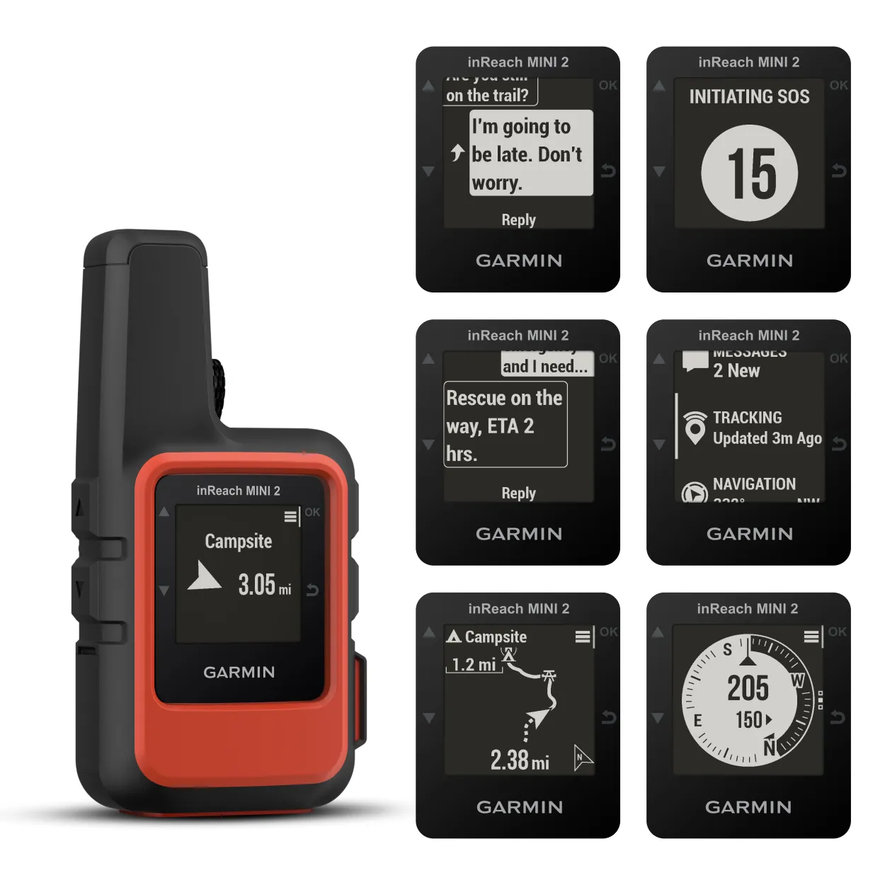 Garmin inReach Mini 2 Compact Satellite Communicator