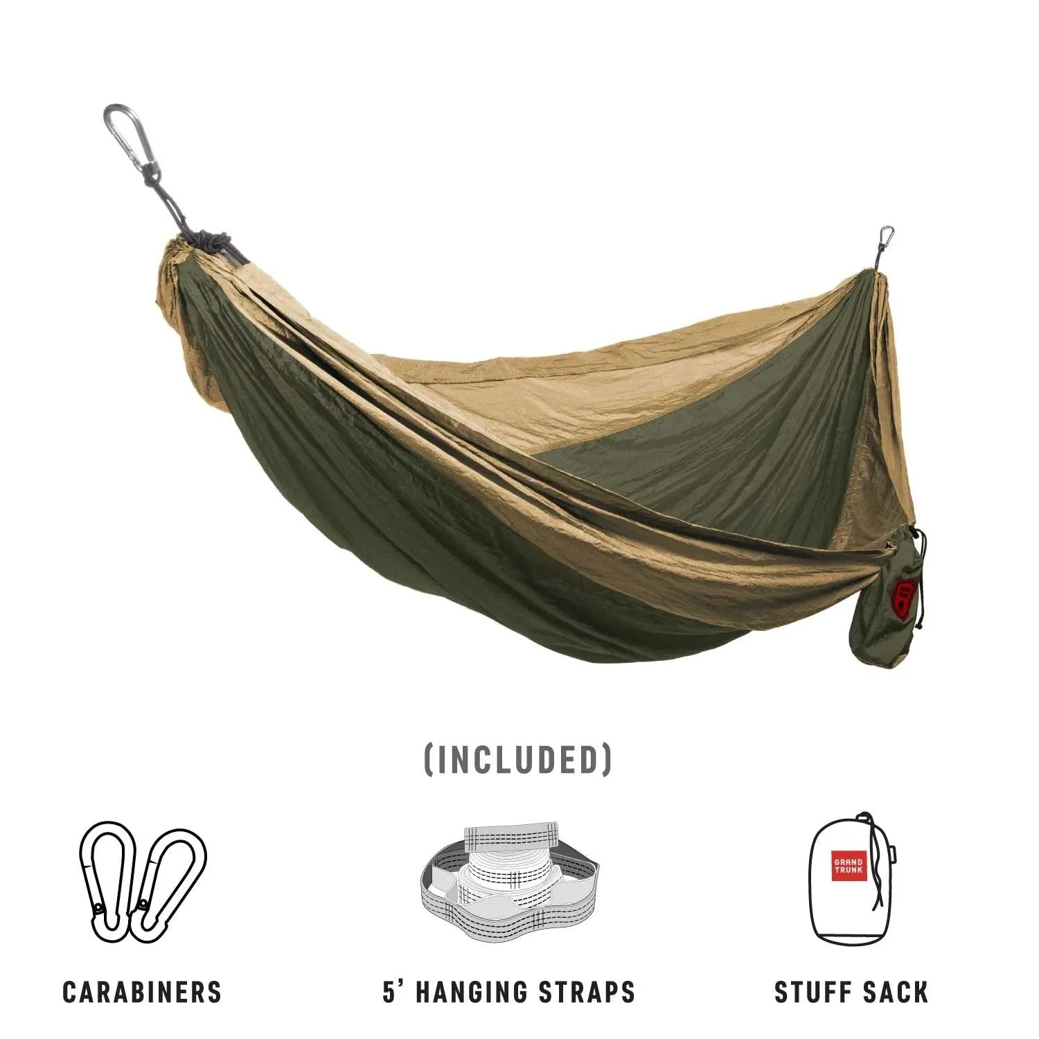 Grand Trunk Double Hammock With Strap