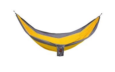 Grand Trunk Double Parachute Nylon Hammock- Orange/Silver