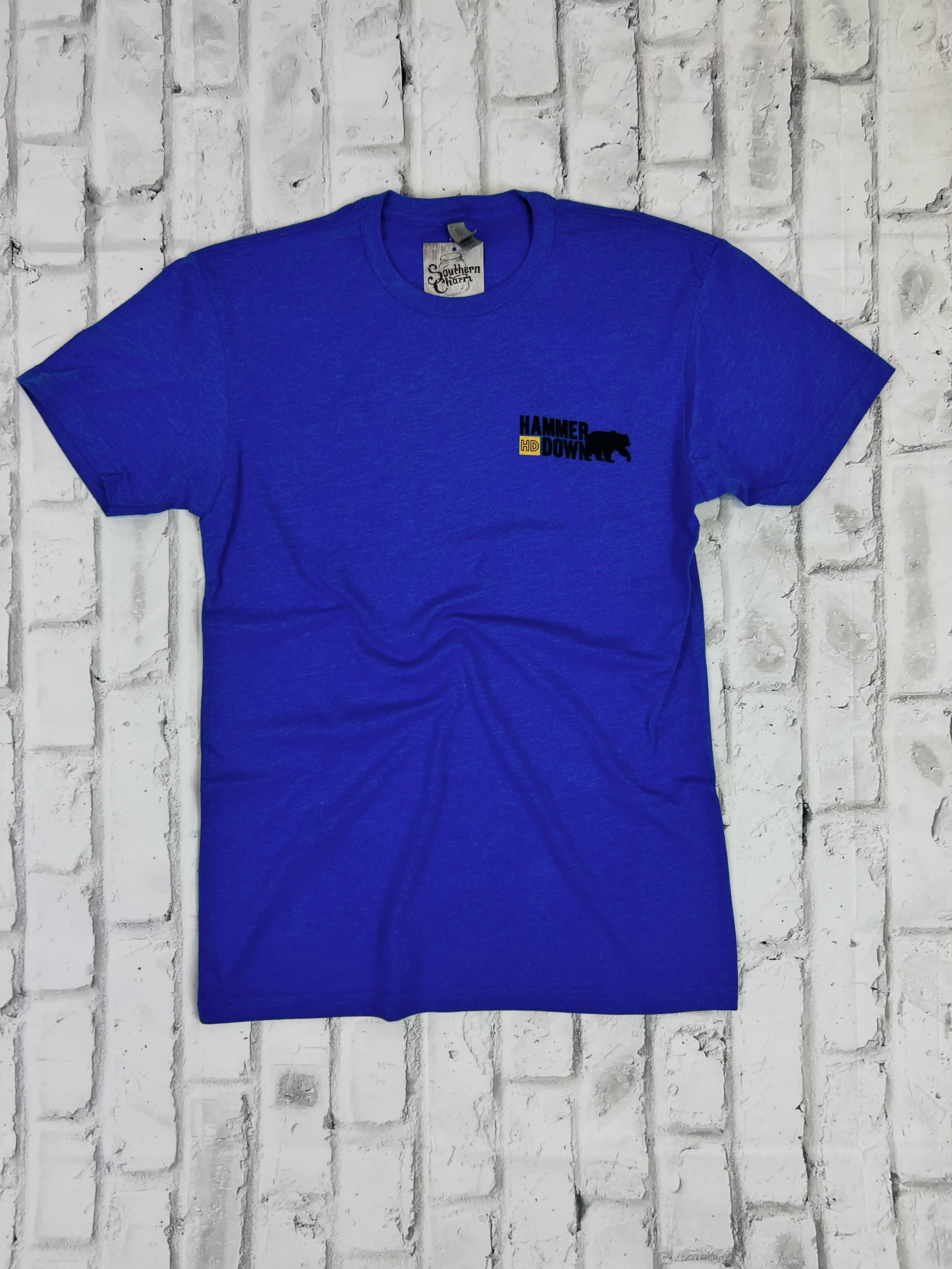 Hammer Down "Stacked HD Bear" Short Sleeve T-shirt - Royal Blue