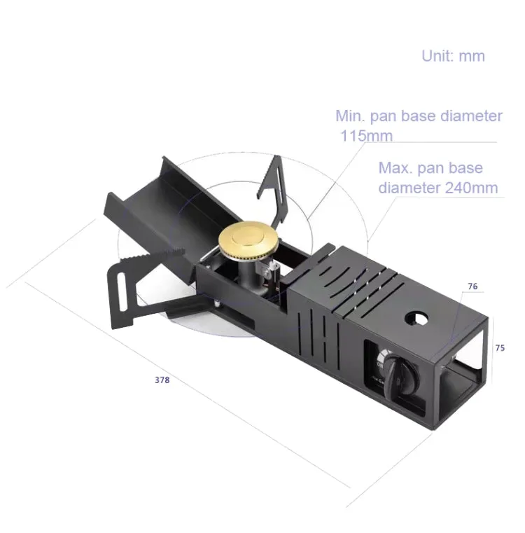 Integrated Folding Cassette Oven Outdoor Camping Stoves Gas Barbecue