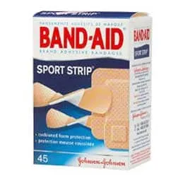 Johnson & Johnson Band Aid® Sport Strip Adhesive Bandage