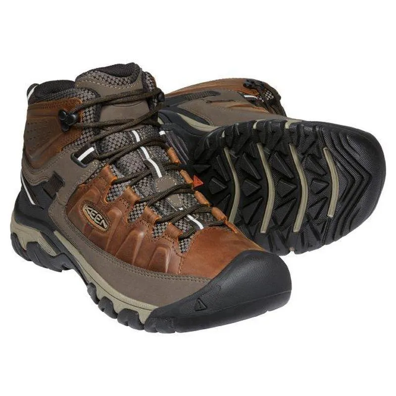 Keen Targhee III Mid Men's Waterproof Walking Boots - Chestnut/Mulch