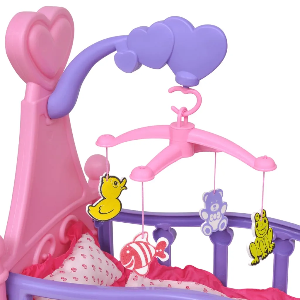 Kids'/Children's Playroom Toy Doll Bed Pink   Purple