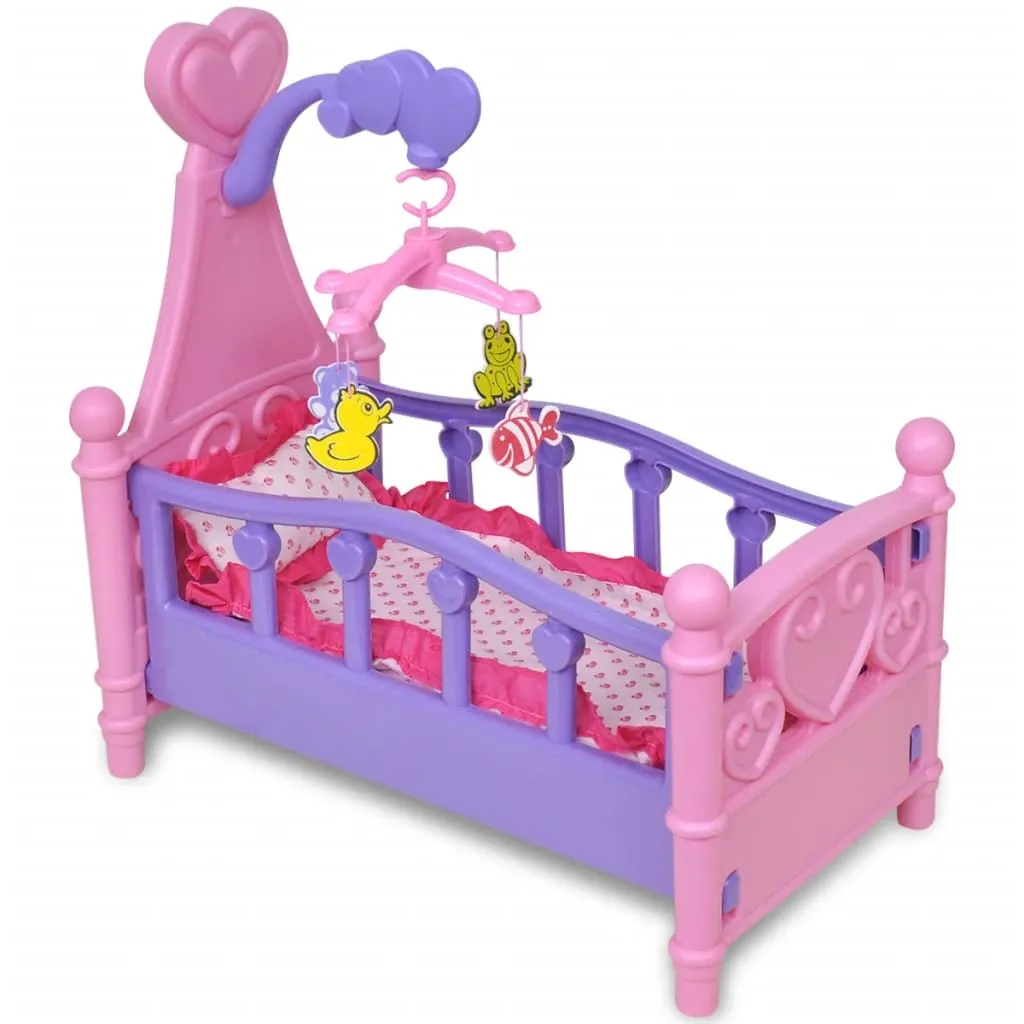 Kids'/Children's Playroom Toy Doll Bed Pink   Purple