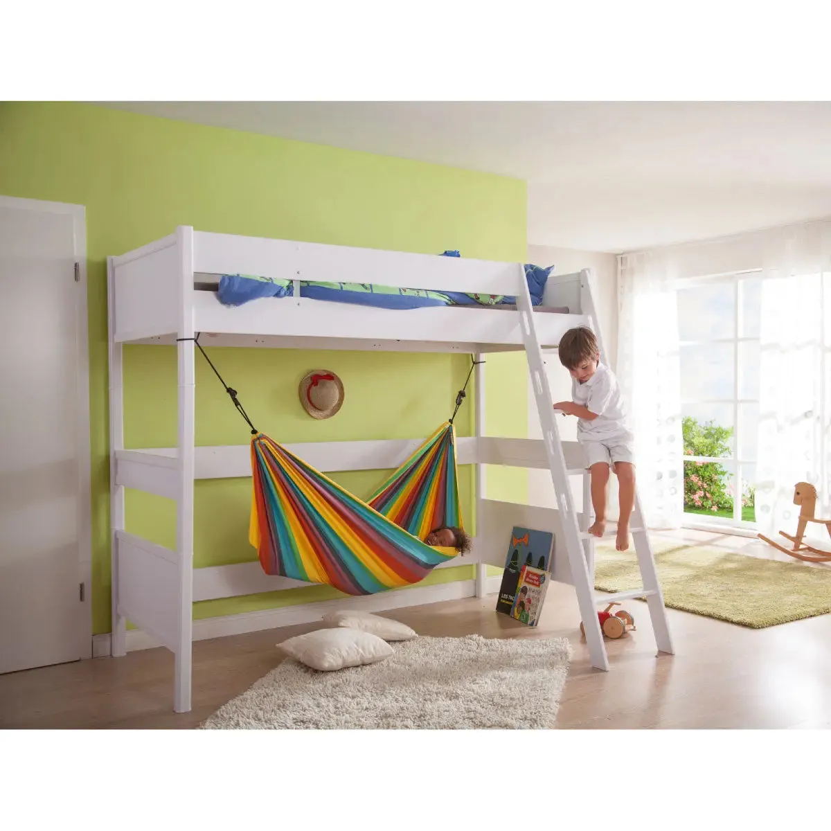 LA SIESTA Iri Organic Cotton Kids Hammock (Rainbow)