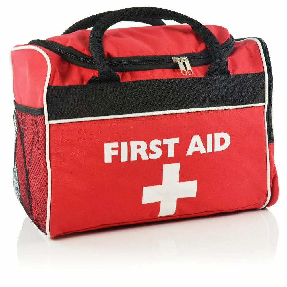 Large Red 'Run On' First Aid Bag - Empty