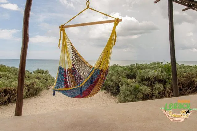 Mexican Hammock Swing Chair in Confeti