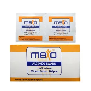 Mexo Alcohol 100 Swabs 100PC