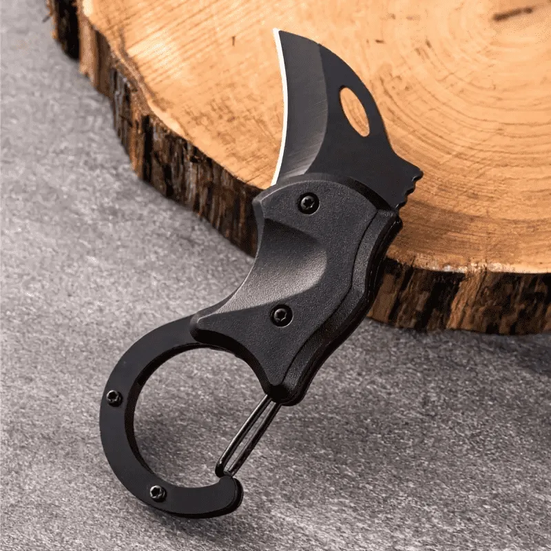 Mini Folding Knife Keychain - Portable, High Hardness, Multi-functional, Perfect for Backpack & Camping