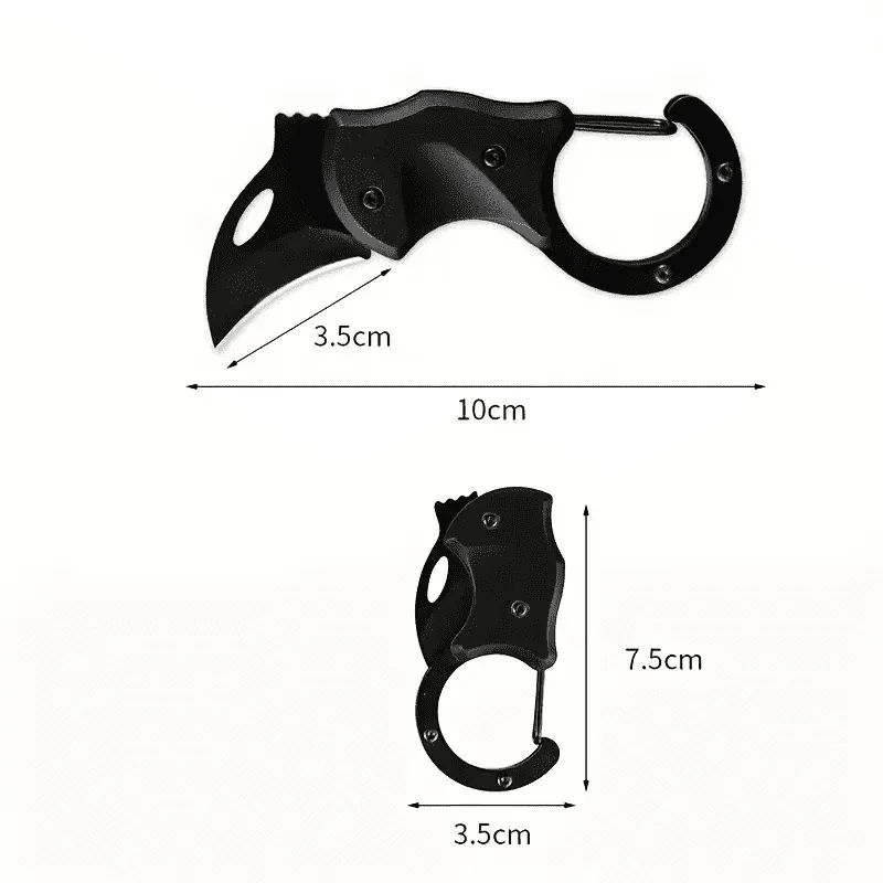 Mini Folding Knife Keychain - Portable, High Hardness, Multi-functional, Perfect for Backpack & Camping