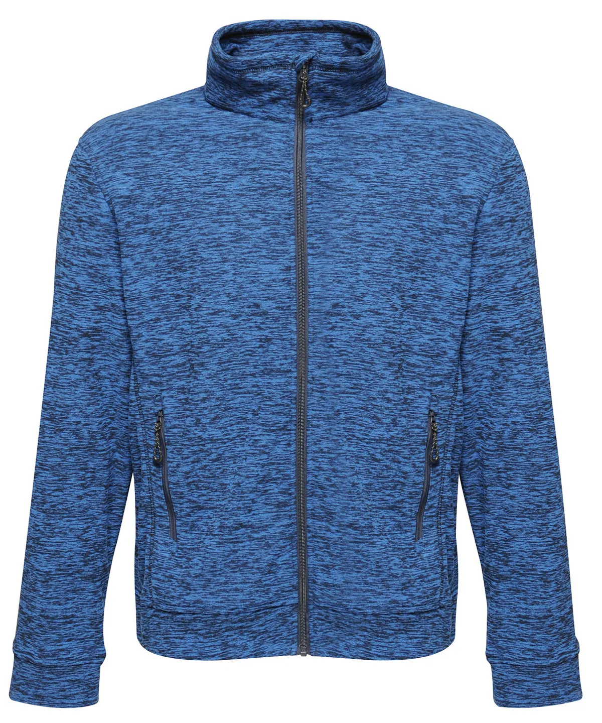 Navy Marl - Thornly full-zip marl fleece