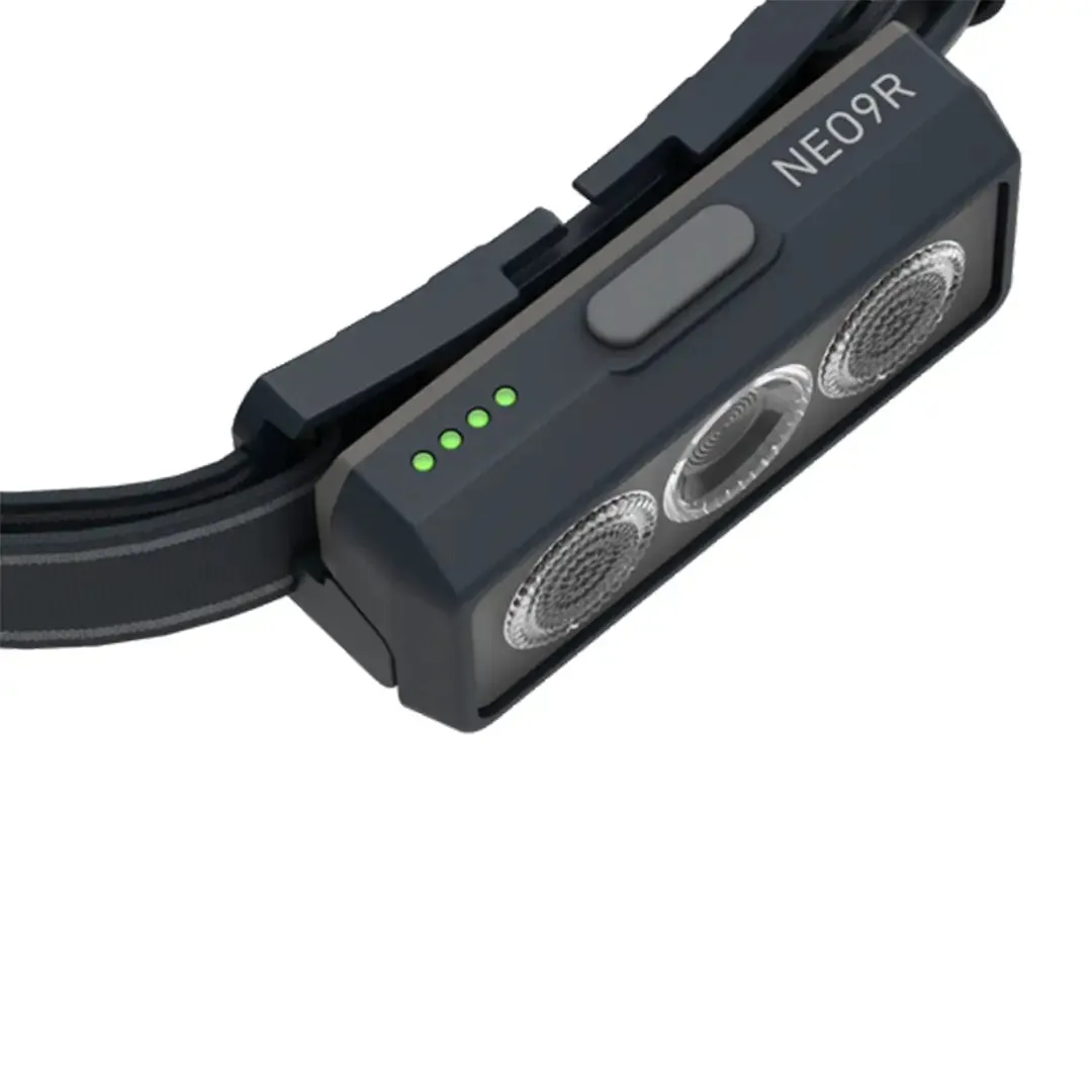 NEO9R Running Head Torch w/ Chest Strap - Grey by LED Lenser