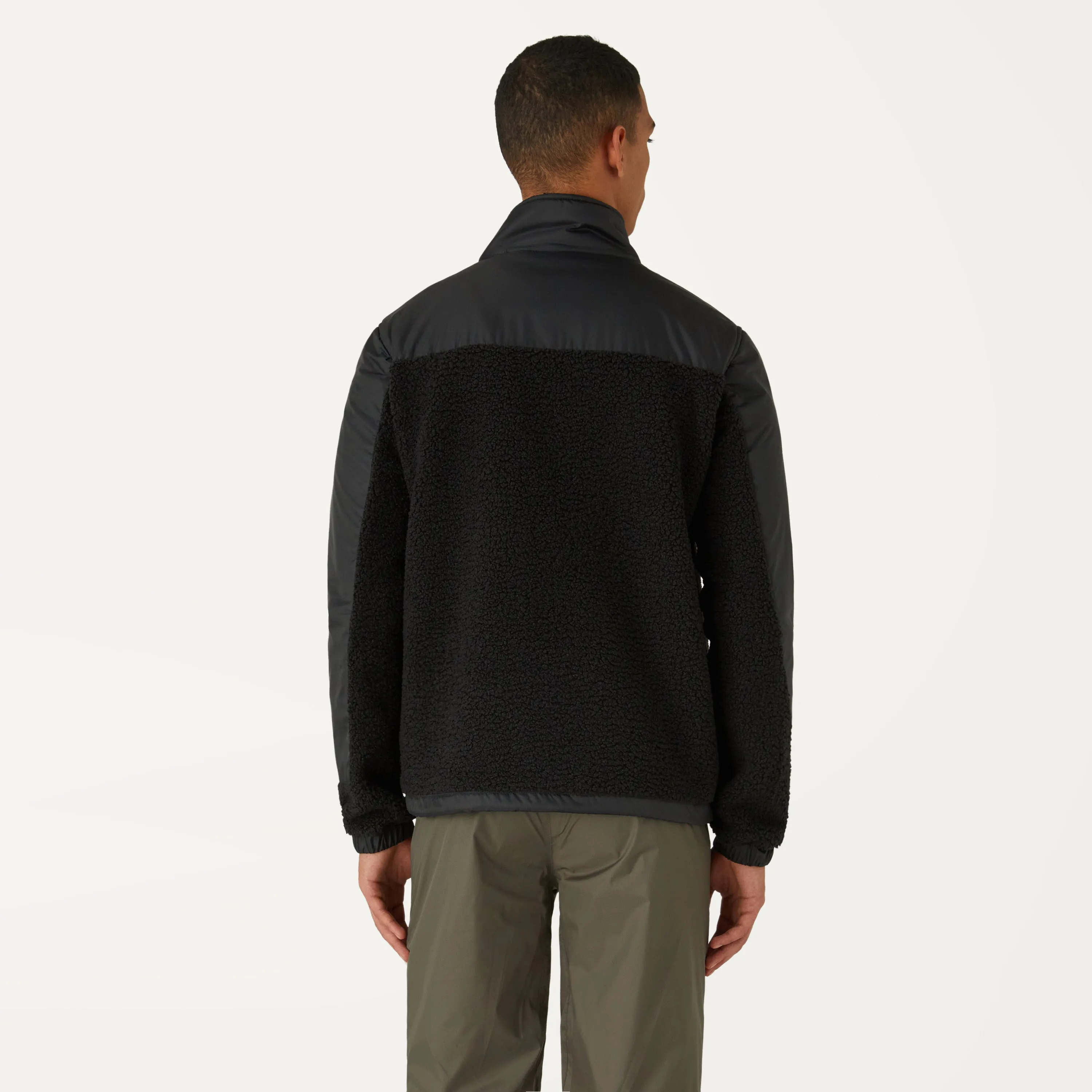 Nersev Orsetto - Unisex Fleece Top in Black