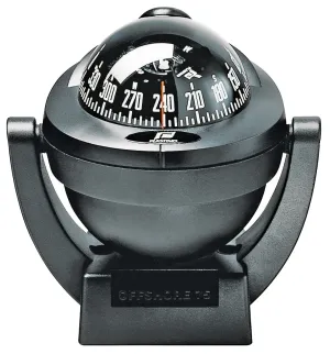 OFFSHORE 75 POWERBOAT COMPASS - BRACKET MOUNT, BLACK