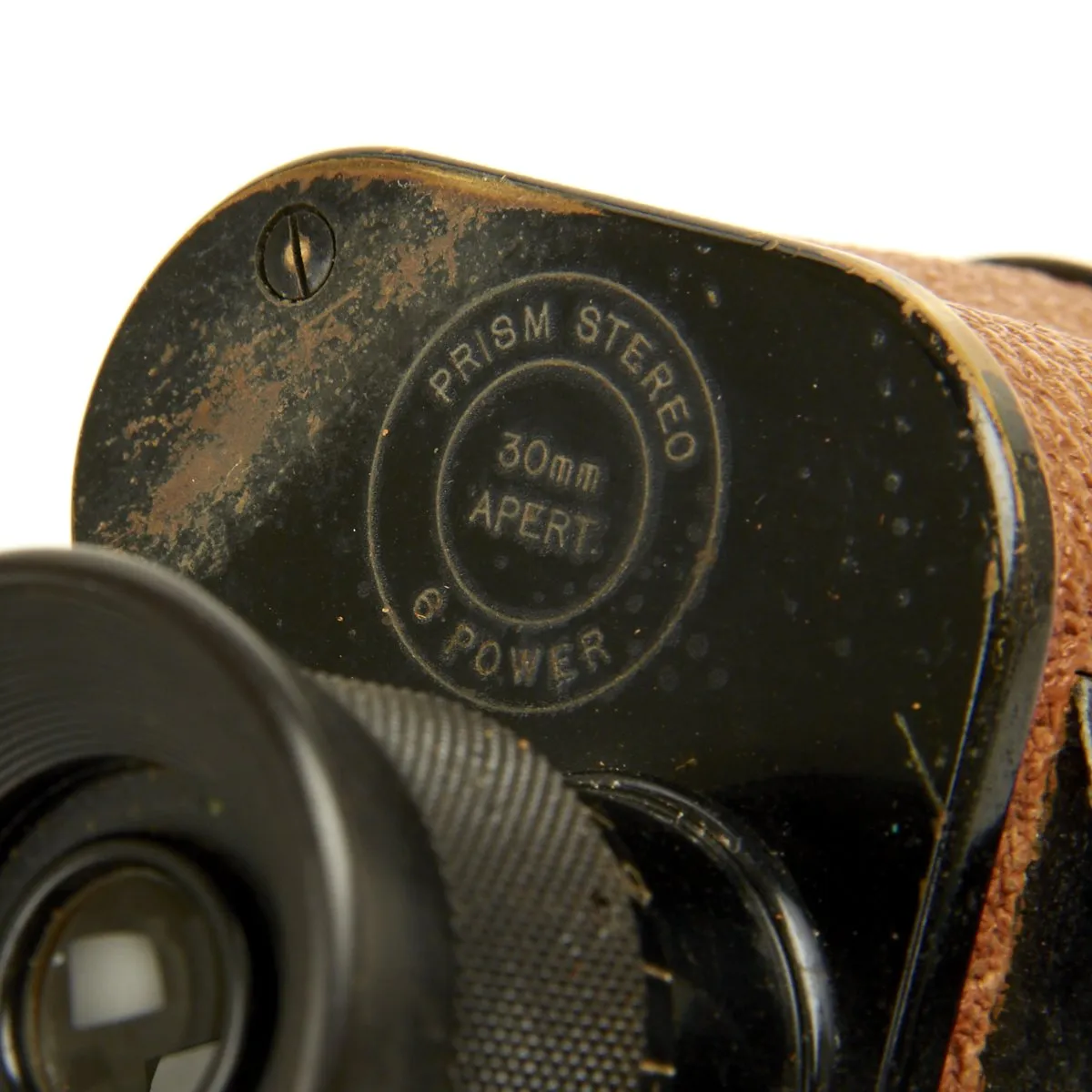 Original U.S. WWI Army Signal Corps Binoculars by Bausch & Lomb with Compass Equipped Leather Case