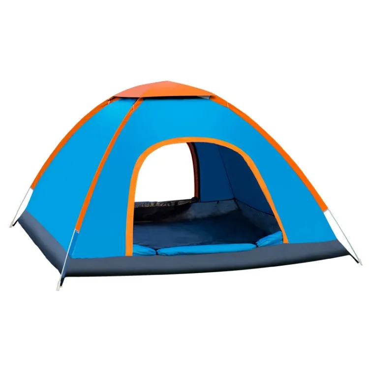 Outdoor Camping Beach Rainproof Sun-proof Automatic Quick Install Tent For Double People(Blue)