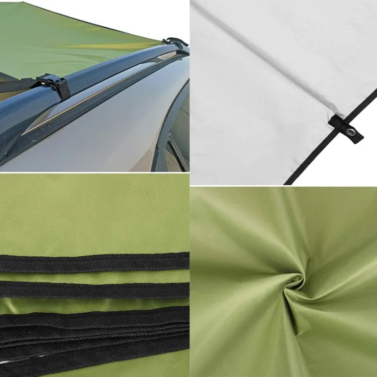 Outdoor Picnic Camping Tent On The Side Of The Car Vehicle Rain-proof Sunshade Canopy 300x150cm(Green)